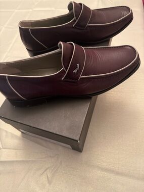 Men's Bruno Magli Brown Leather Loafers